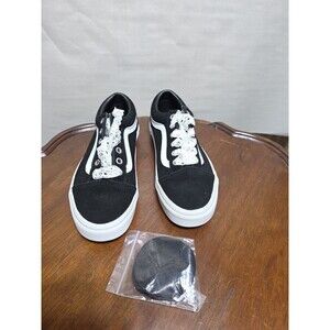 Vans Old Skool Pop Lace Black Women's 7 Men's 5.5 VN000E8WCJK NIB